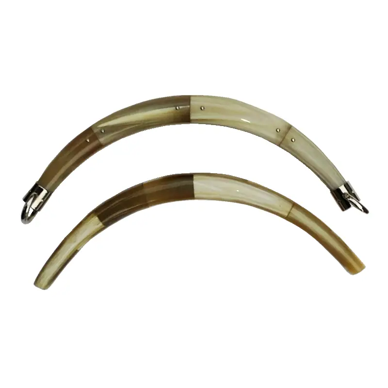 Luxury Horn Handbag Handles HD90002, handmade buffalo horn jewelry